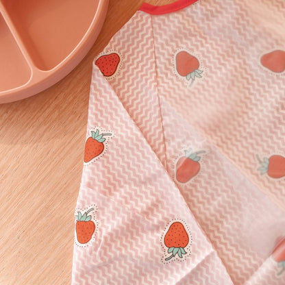 Baby Long Sleeve Apron Smock Bib Unicorns & Castles