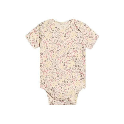 Colored Organics Baby Afton Bodysuit - Giada Floral / Lilla