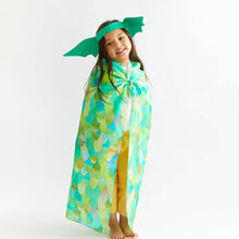 Sarah's Silks Green Dinosaur Playsilk
