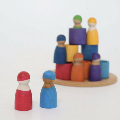 Grimm's 7 Rainbow Friends in Bowls