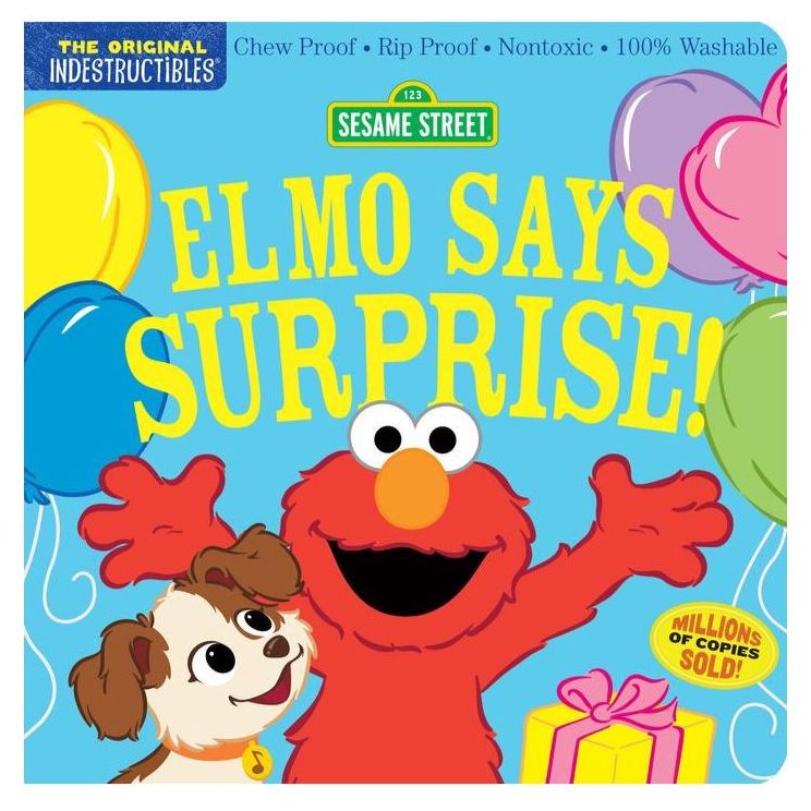 Indestructible Books - Sesame Street: Elmo Says Surprise!