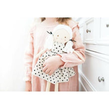 Alimrose Frankie Doll- Black Linen Spot