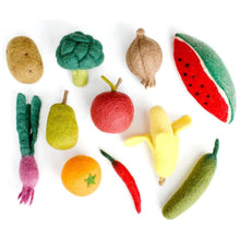 Tara Treasures Felt Vegetables and Fruits Set B (Set of 14 pieces)