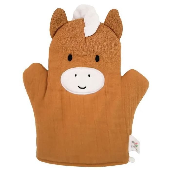 Tikiri Farm Baby Mitt - Horse