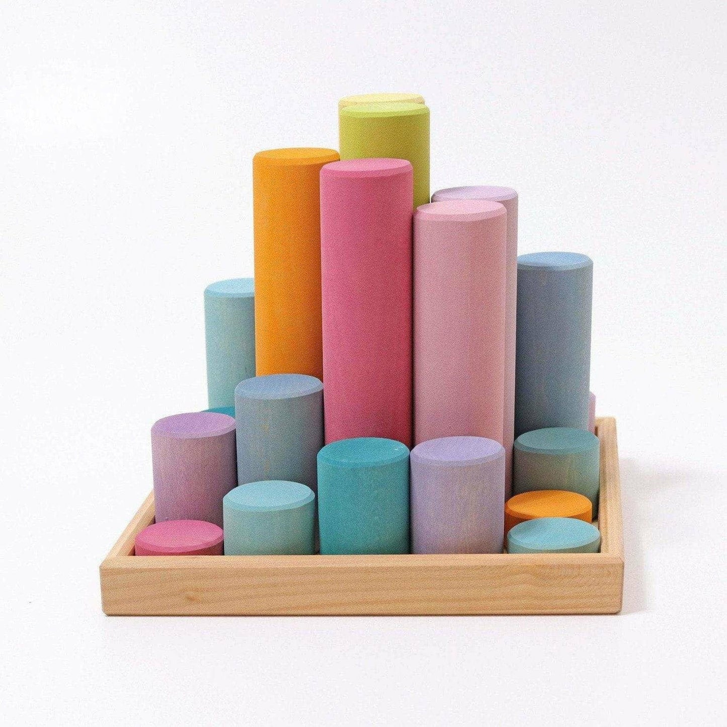 Grimm's Large Building Rollers Pastel