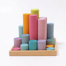 Grimm's Large Building Rollers Pastel