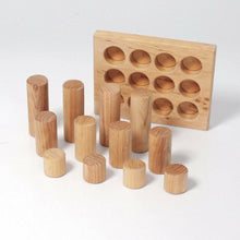 Grimm's Stacking Game Small Rollers Natural