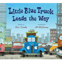 Little Blue Truck Leads The Way Board Book