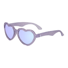 Babiators Lavender Shimmer Hearts with Mirrored Lens