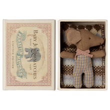 Maileg Sleepy Wakey Baby Mouse In Matchbox 2024- Rose
