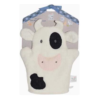 Tikiri Farm Baby Mitt - Cow