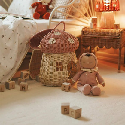 Olli Ella Dozy Dinkum Toadstool Pip - Pink