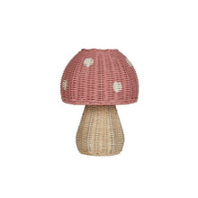 Olli Ella Rattan Toadstool Lamp- Musk