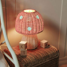 Olli Ella Rattan Toadstool Lamp- Musk