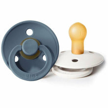 BIBS USA- Natural Rubber Pacifier 2 Pack - Petrol/Ivory