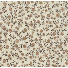 Colored Organics Indy Kimono Gown -Primrose Floral / Chestnut + Taupe