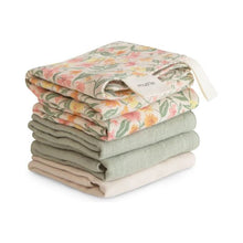 Mushie Muslin Cotton Washcloth- 5 Pack