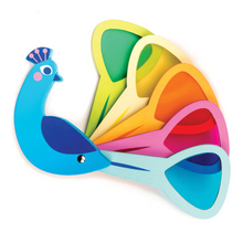 Tender Leaf Peacock Colors