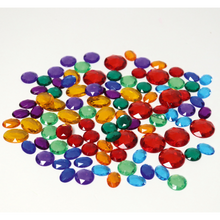 Grimm's 100 Small Acrylic Glitter Stones