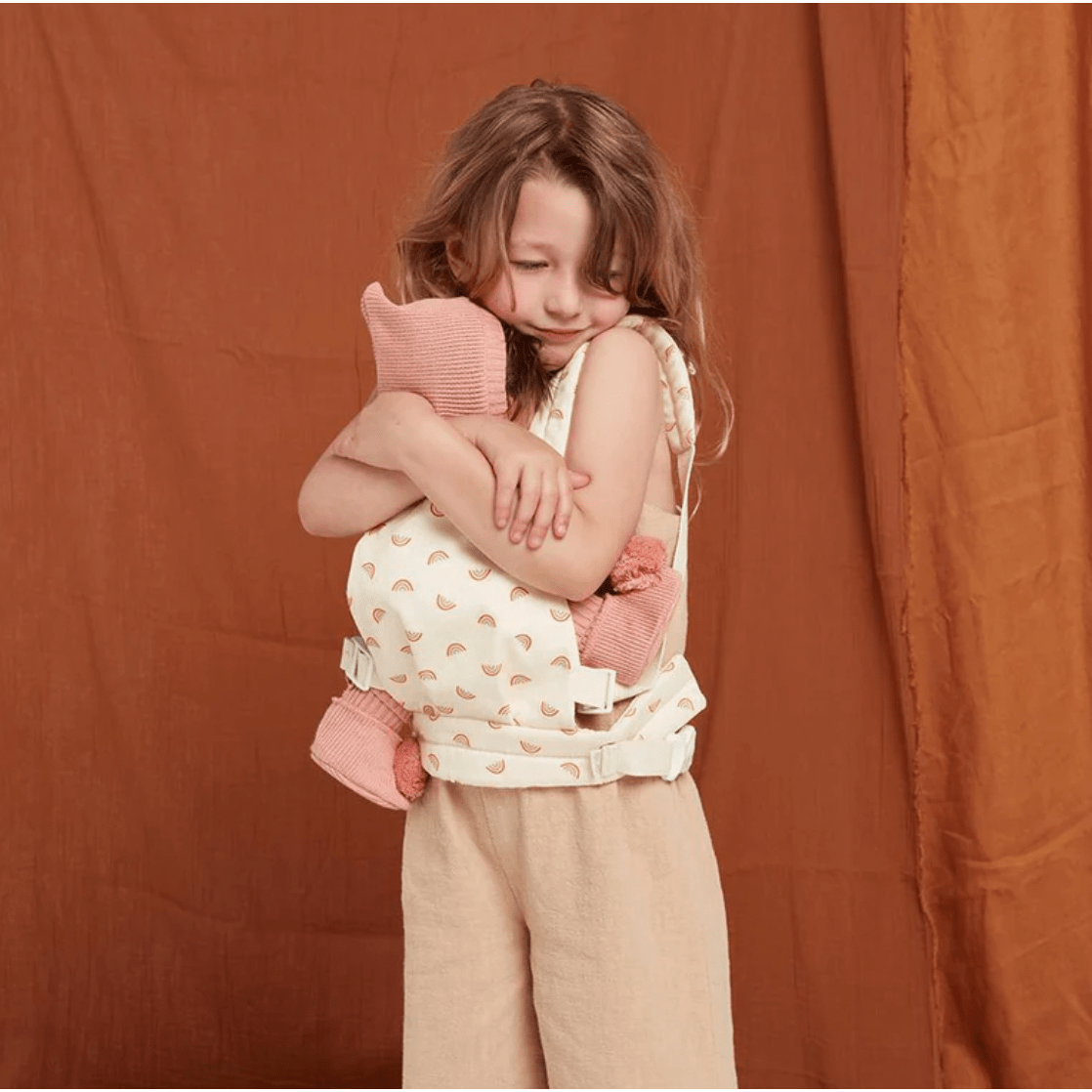 Olli Ella Dinkum Dolls Carrier Rainbow