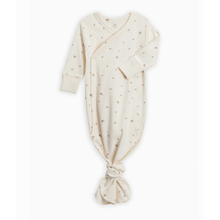 Colored Organics Indy Kimono Gown Ivory Wisteria