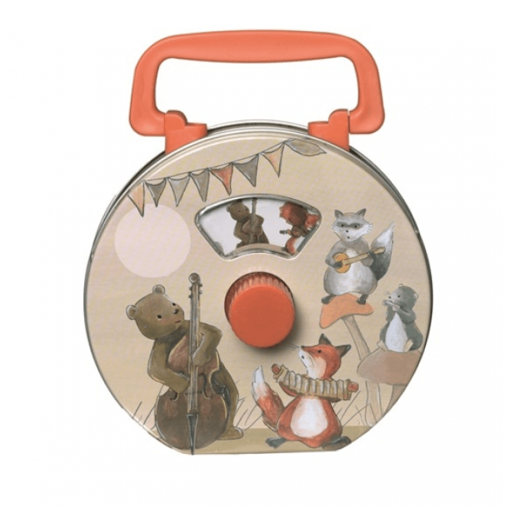 Egmont Musical Tin Radio Musicians