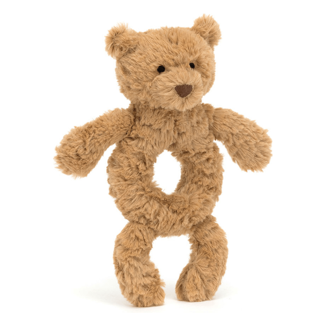 Jellycat Bartholomew Bear Ring Rattle