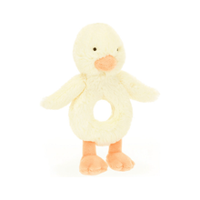 Jellycat Bashful Duckling Ring Rattle