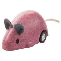 Plan Toys Moving Mouse - Pink