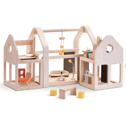 Plan Toys Slide N Go Dollhouse