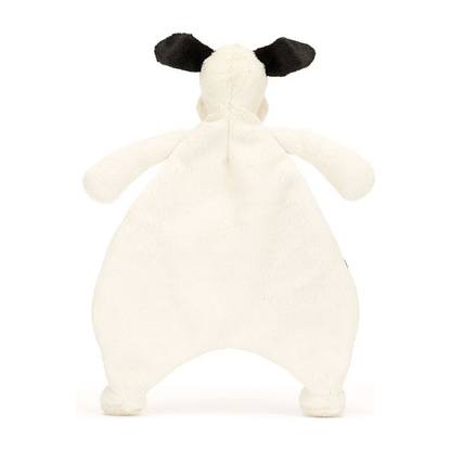 Jellycat Bashful Black and Cream Puppy Comforter