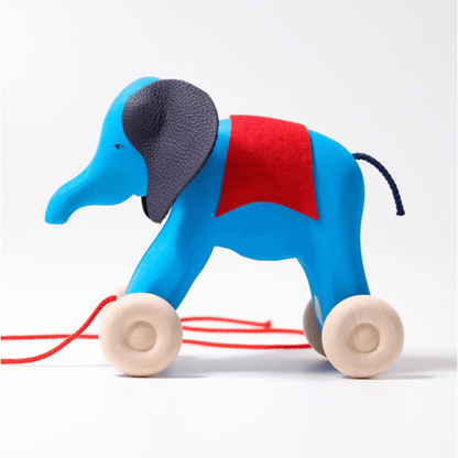 Grimm's Elephant Otto Pull Along Toy