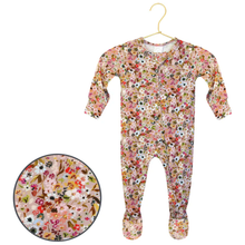 Lou Lou & Company Zippered Footie- Penelope