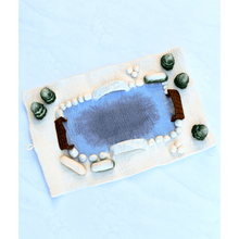 Tara Treasures Felt Large Snow Ice Rink Play Mat Playscape