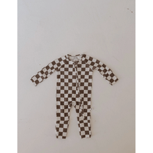 Forever French Baby Bamboo Zip Pajamas- Dutton