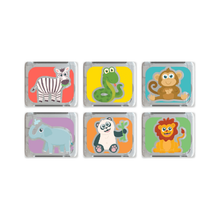 Glo Pals 6 Pack Light Up Cubes Gift Set- Zoo
