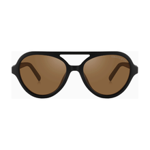 Grech & Co Aviator Polarized Sunglasses- Black