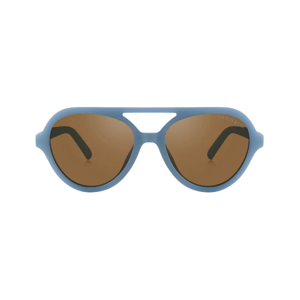 Grech & Co Aviator Polarized Sunglasses- Desert Teal