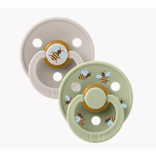BIBS USA STUDIO Colour 2 Pack Bumblebee - Mushroom/Sage