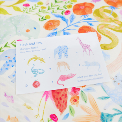 Sarah's Silks Seek & Find Playsilk, Enchanted Animals