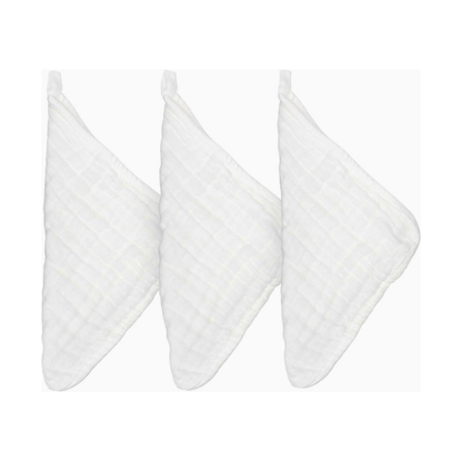 Parker Baby Company Muslin Cotton Baby Washcloths- 6 Pack