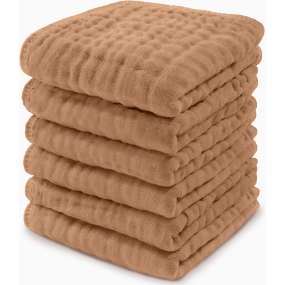 Comfycubs 100% Muslin Cotton Baby Washcloths