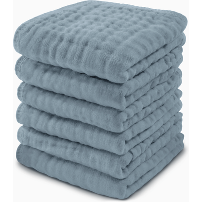 Comfycubs 100% Muslin Cotton Baby Washcloths