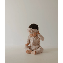 Forever French Baby Bamboo Zip Pajamas- Ruby