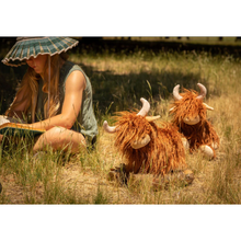 Nana Huchy Heidi the Highland Cow- Rust