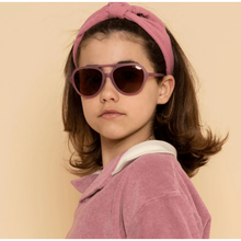 Grech & Co Aviator Polarized Sunglasses- Heather Rose
