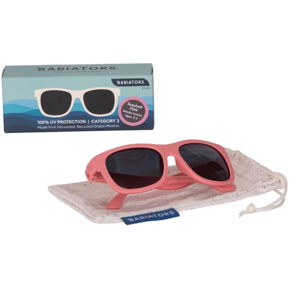 Babiators Seashell Pink Navigator Baby and Kids Sunglasses