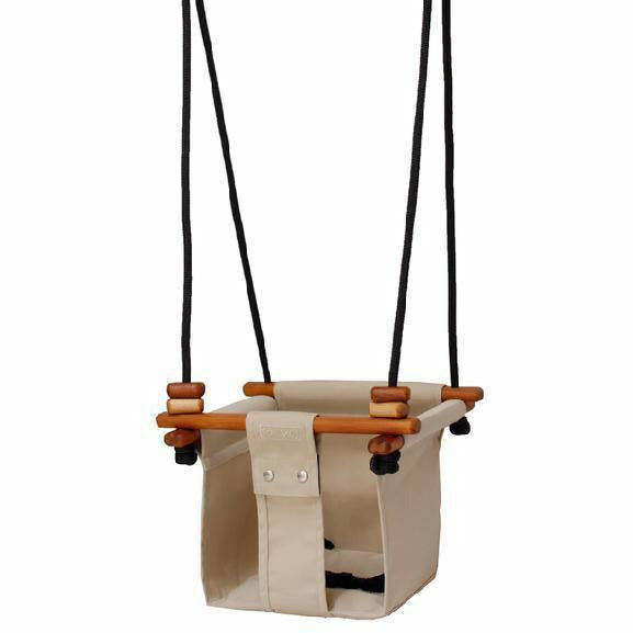 Solvej Indoor/Outdoor Toddler Swing - Soft Linen