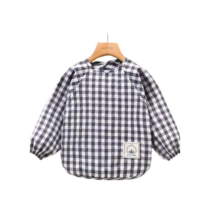 Baby Long Sleeve Apron Smock Bib Woodlands