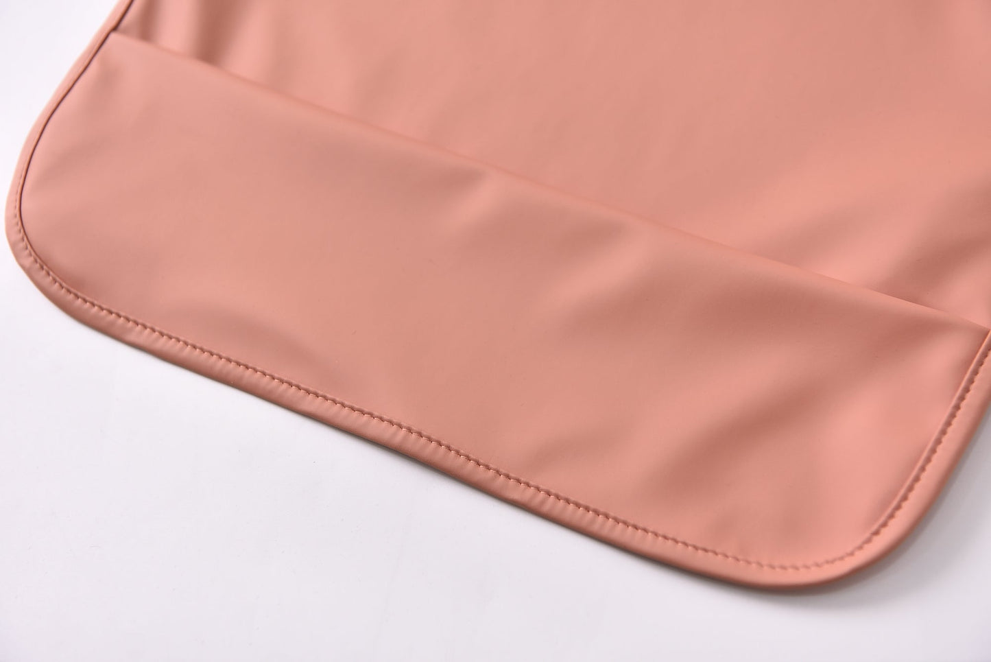 Waterproof Long Sleeve Baby Smock Bib in Shadow Slate